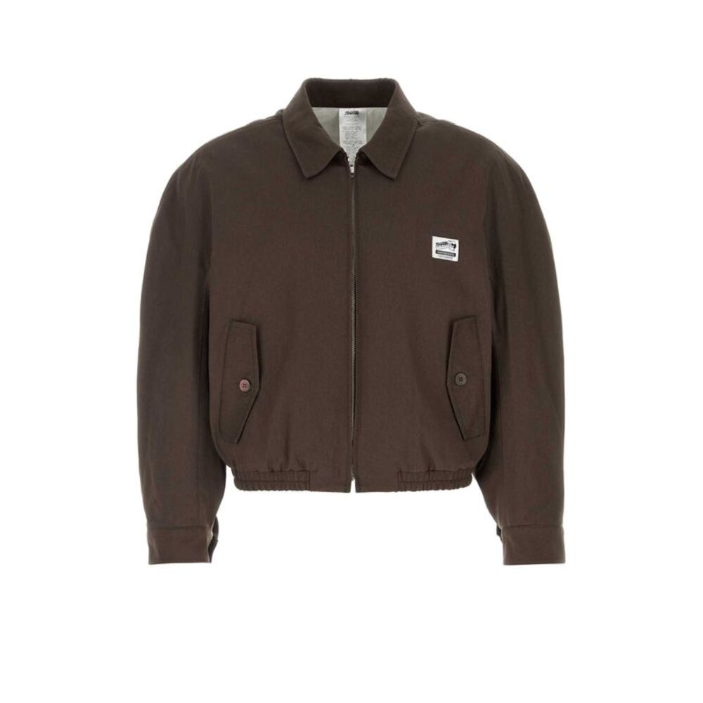 Magliano Men Chocolate Cotton Work Jacket